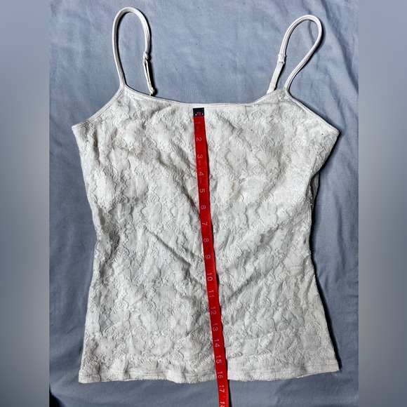 Express White Attached Bra Lace Camisole - Picture 8 of 8